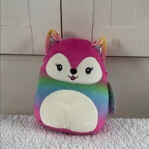 Xenia Rainbow Fox Squishmallow 7 inches